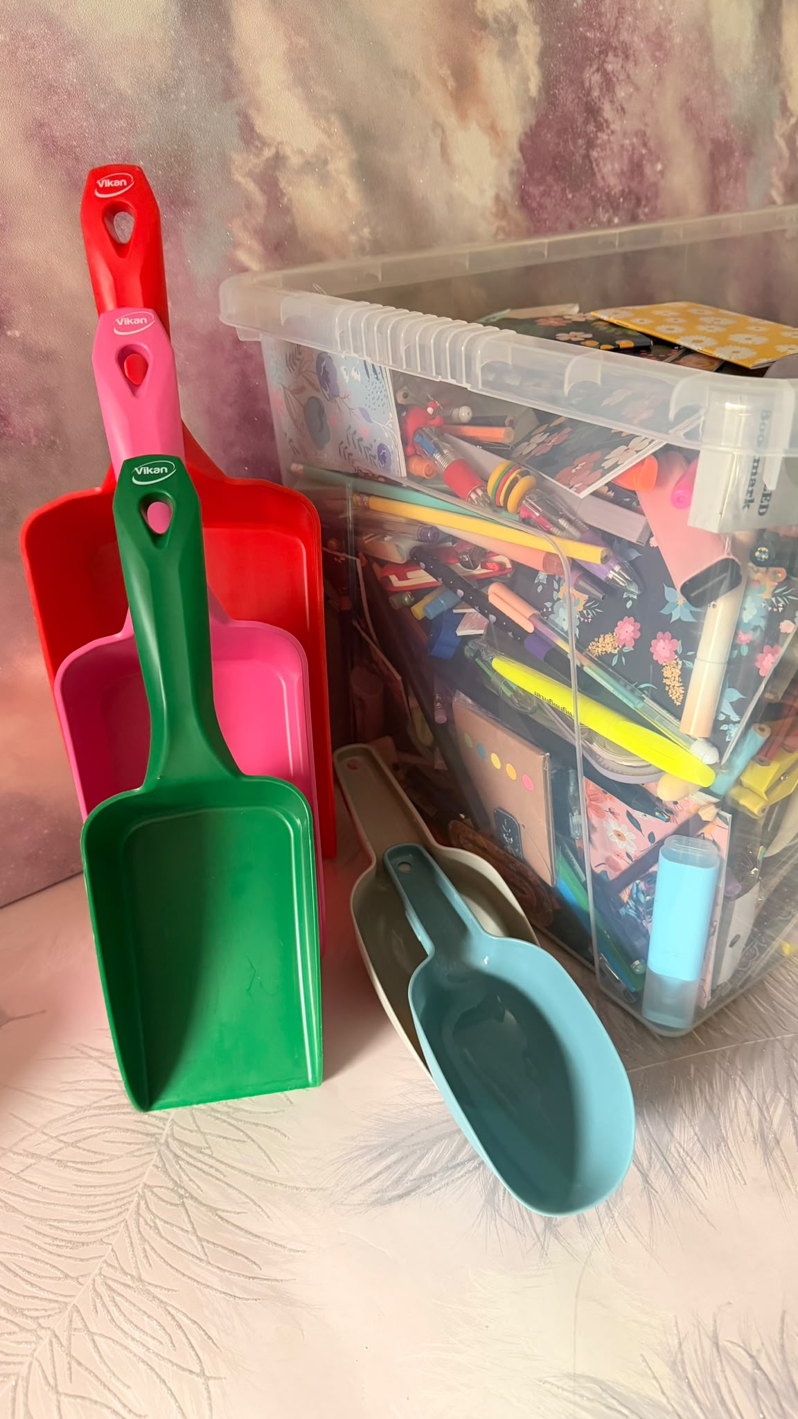 Stationary Scoop Box from £3.00-£15.00